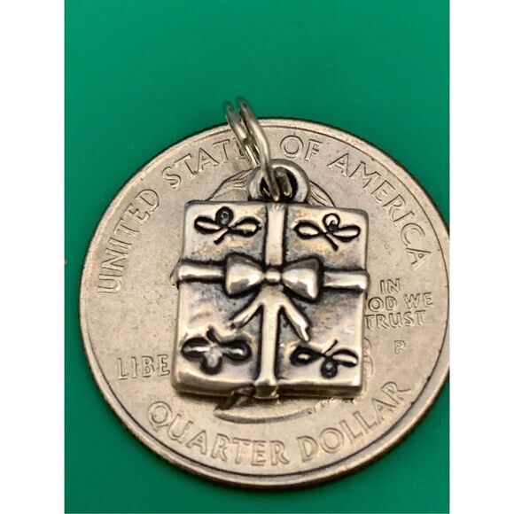 .925 Gift Sterling Silver Jewelry Charm #celebration - Picture 3 of 3